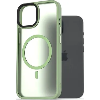 Pouzdro na mobilní telefon AlzaGuard Matte Case Compatible with MagSafe pro iPhone Air zelený