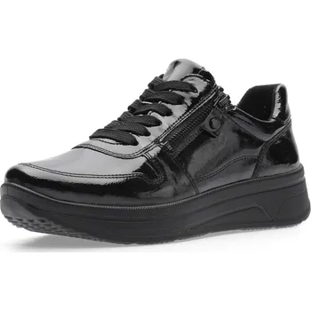 Dámské tenisky ARA dámské tenisky širší v lakované kůži černé | 12-27540-11 Sapporo Velikost: 37.5