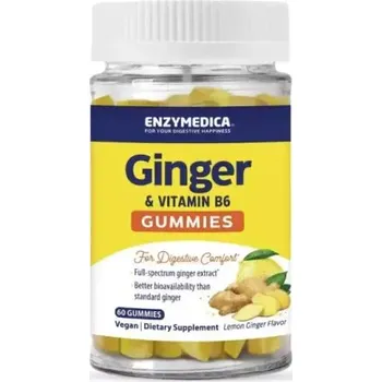 Ginger & Vitamin B6, 60 Gummies Enzymedica
