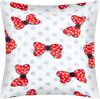 Dekorativní polštářek Bellatex Polštářek ELLÍK - dětský motiv Červená,Bílá,Šedá