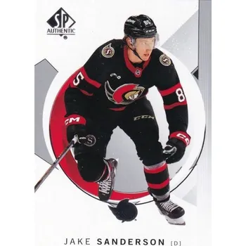 Sběratelská karetní hra řadová karta JAKE SANDERSON 24-25 SP Authentic číslo 50