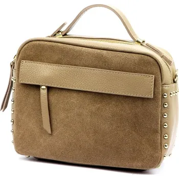 Kožená kabelka Luka 25-062 DOLLARO - taupe