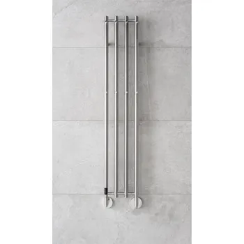 Radiátor P.M.H. Sušák PMH Mona elektrický přímé napojení vpravo, 331x1533 mm, leštěná nerez, MO1SS-R MO1SS-R