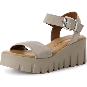 Dámské sandále Dámské sandály na platformě Tamaris 1-28712-42 378 béžové 37