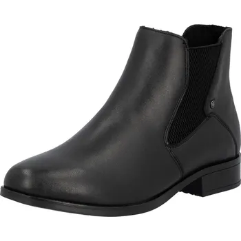 Dámské polobotky Dámské kožené kotníkové boty Rieker 77051-00 černá černá 39