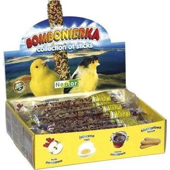 Krmivo pro ptáka Nestor Bonboniérka pro kanáry 12x tyčinka