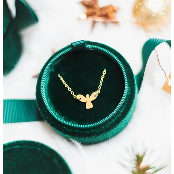 Dárková krabička Dárková krabička a zlatý náramek andílek