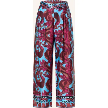 Miss Goodlife Dámské Marlene Kalhoty Ze Saténu, tyrkysová /...