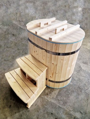 Ochlazovací sud Mímir s PP vložkou 100×85 cm – 500 l | Prostě Dřevo