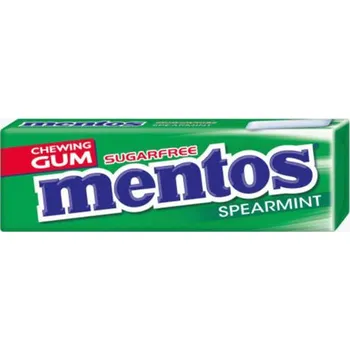 Bonbon Mentos Sugarfree Chewing Gum Spearmint 10 ks 13,5g