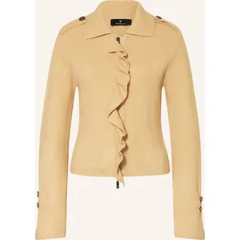 Dámský svetr Monari Dámský Pletený Kardigan, béžová, 46