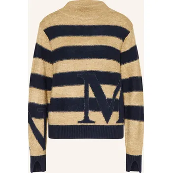 Dámský svetr Monari Dámský Svetr S Ozdobnými Kamínky, tmavě modrá /...