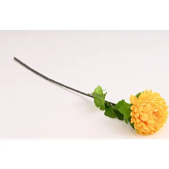umělá květina Chryzantéma 57 cm žlutá