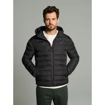 Sinsay - Prošívaná puffer bunda s kapucí - šedá - 269EU-90X - 269EU-90X-L