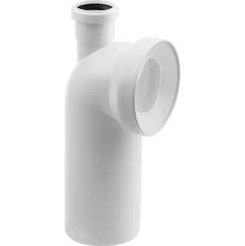 Bruckner Koleno s přípojkou 90 dopojení k WC, 110mm