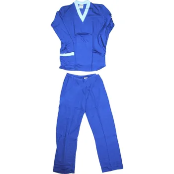 Pánské pyžamo Armáda Francouzská Pyžamo FRANCOUZSKÉ bavlněné MODRÉ velikost 46