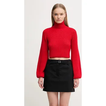 Dámský svetr Vlněný svetr Sportmax MARMO, S, červená, 33X