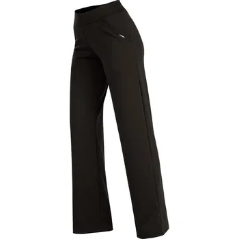 Dámské kalhoty Dámské kalhoty s širokými nohavicemi 7F074 černá LITEX S