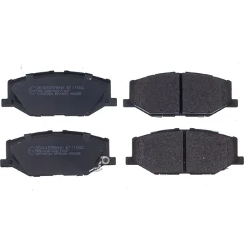 Brzdová destička Sada brzdových destiček, kotoučová brzda DENCKERMANN B111682