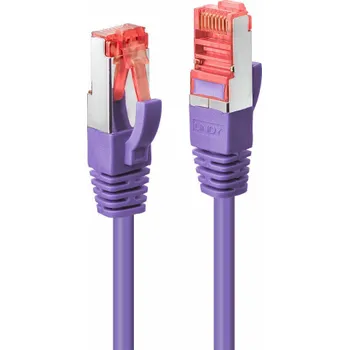 Počítač Lindy Patchcord S/FTP, Cat6, 1,50 m, fialový (47823)