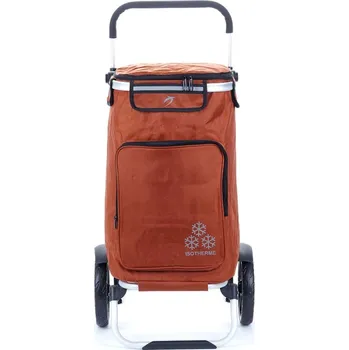 Nákupní taška AIRTEX France Nákupní vozík na velkých kolečkách termo kapsa 50l Airtex 108 oranžová