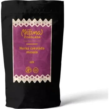 Horká čokoláda mléčná 60% s kořením Masala 120g