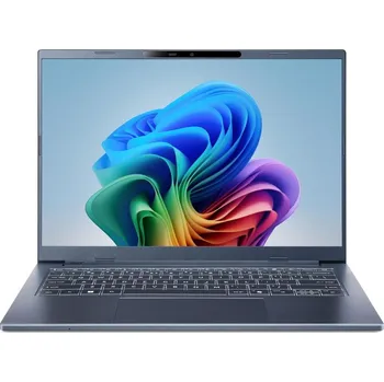 Notebook ACER NTB Aspire 14 AI (A14-11M-X6R7),X X1-26100 8C,14" 1920x1200,16GB,512GB SSD,Adreno,W11 Home,Steam Blue