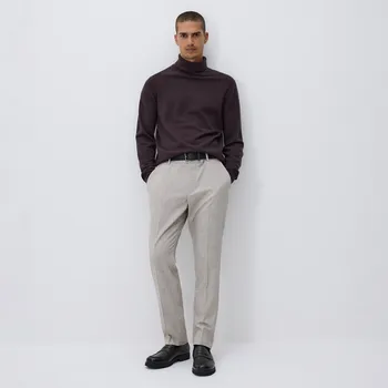 Reserved - Kalhoty chino slim s příměsí viskózy - středně šedá - 555DV-85M - 555DV-85M-36-2