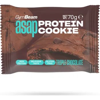 Protein GymBeam Protein Cookie 70 g trojitá čokoláda