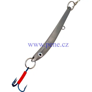 Umělá nástraha JSA fish Pilker Banán stříbrný 500g s očkem