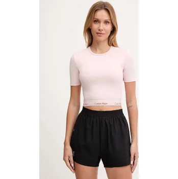 Pánská móda Tréninkové tričko Calvin Klein Performance LVGWS5K144 růžová 03X, vel. XL