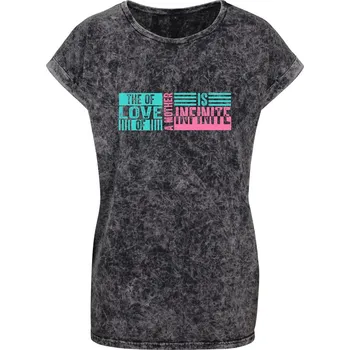 Dámské tričko Acid wash Mateřská láska Velikost: 4XL, Barva trička: Tmavě šedá