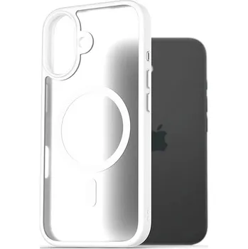 Pouzdro na mobilní telefon AlzaGuard Matte Case Compatible with Magsafe pro iPhone Air bílý