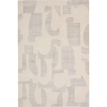 Koberec Kave Home Šedý vlněný koberec Norela 200 x 300 cm