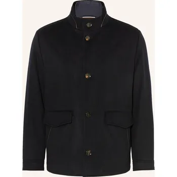 Pánský kabát Bugatti Pánská Bunda Fieldjacket S Krycí Légou, tmavě modrá, 54