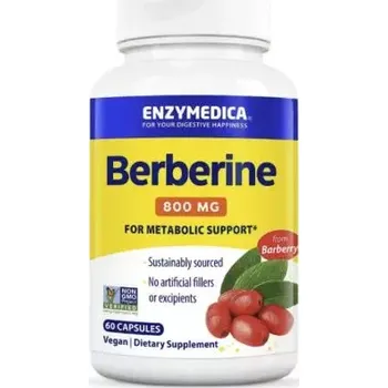 Přírodní produkt Berberine 400 mg, 60 kapslí Enzymedica