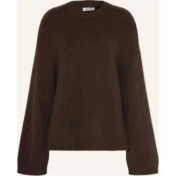 Dámský svetr SOFT GOAT Kašmírový Svetr tmavě hnědá 36