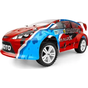 RC model auta HiMOTO 1:10 Rally X 2,4 GHz RTR set, červená