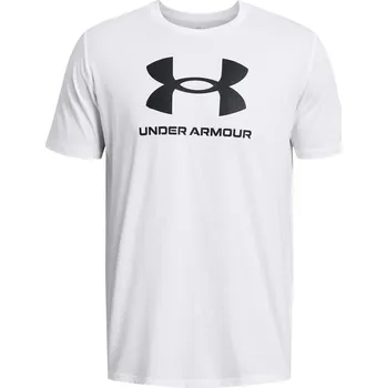 Pánské tričko Pánské tričko s krátkým rukávem Under Armour SPORTSTYLE LOGO UPDATE SS TEE bílé 1382911-100 - 3XL | UK 11,5 | US 12,5