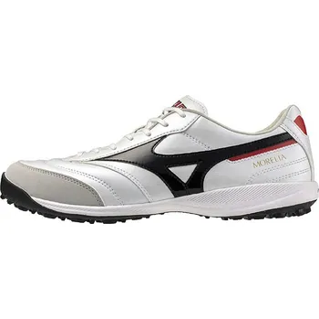 Kopačky Pánské fotbalové turfy Mizuno MORELIA SALA PRO TF(U) / White/Black/Chinese Red Velikost: 40.0/6.5