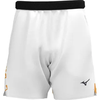 Pánské kraťasy Pánské sportovní šortky Mizuno DB 8 inches Amplify Short(M) / White / Citrus Velikost: XXL