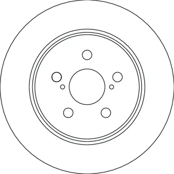 Brzdový kotouč Brzdový kotouč TRW DF6828