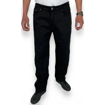 Pánské černé džíny Harpia 02 Barva: Černá, Velikost: 34