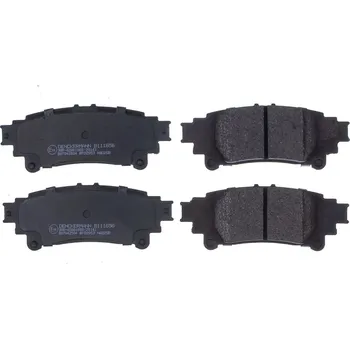 Brzdová destička Sada brzdových destiček, kotoučová brzda DENCKERMANN B111656