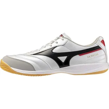 Kopačky Pánská futsalová obuv Mizuno MORELIA SALA PRO IN(U) / White/Black/Chinese Red Velikost: 40.5/7.0