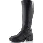 Rieker hladké černé kozačky Y5254-00 - 39 | P696316