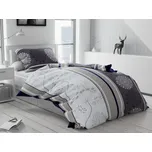 Bavlněné povlečení MANDALA NATURA šedé, 140x200 / 70x90 cm