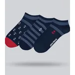 Pánské ponožky John frank JF3SS20S21 Tm. modrá, UNI