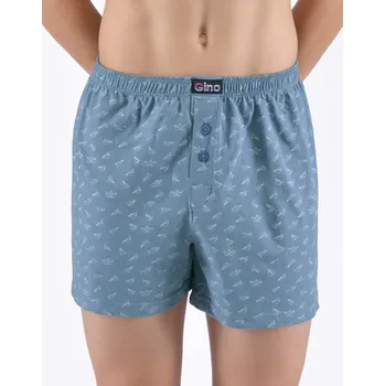 Chlapecké spodní prádlo Dětské trenky volné chlapecké, šité, s potiskem - kouřová bílá - 152/158