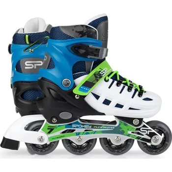 Kolečkové brusle Spokey Mizou Kolečkové brusle SP0001 Bílá-Modrá-Černá-Zelená 31-34